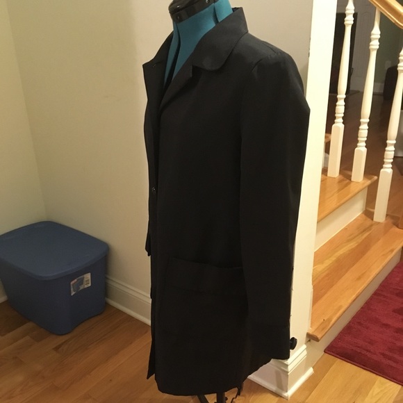 Four Button Black Dress Jacket - Picture 6 of 8